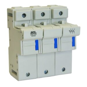 SCL 125A 3 Pole 22 x 58mm Modular Fuse Holder 690V - DMS-223