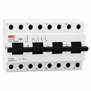 Garo 100A 4P Din Rail Changeover Switch - GCO4100
