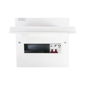 Garo Diamond 10 Way Metal Clad Consumer Unit 100A Isolator & SPD 7 Free Ways - GS10S7C