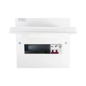 Garo Diamond 6 Way Metal Clad Consumer Unit 100A Isolator & SPD 3 Free Ways - GS6S3C