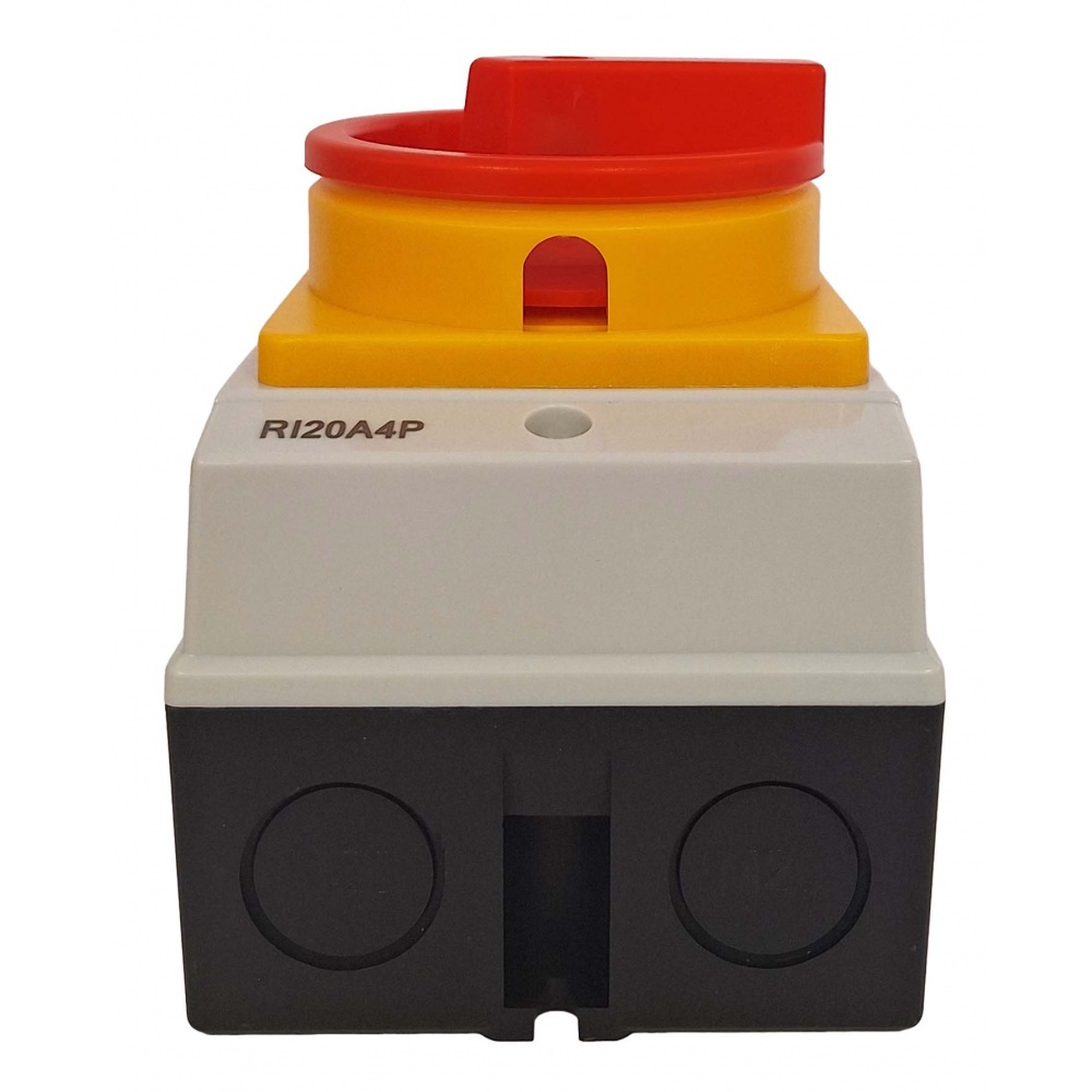 Deligo 20A Rotary Isolator 4 Pole AC IP65 - RI20 - Image 4