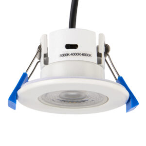Saxby ShieldECO 3CCT IP65 5W White Bezel - 109804