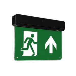 Red Arrow Athena LED Emergency Exit Sign Selectable Self Test Black - ANA/30/ST/V2/B