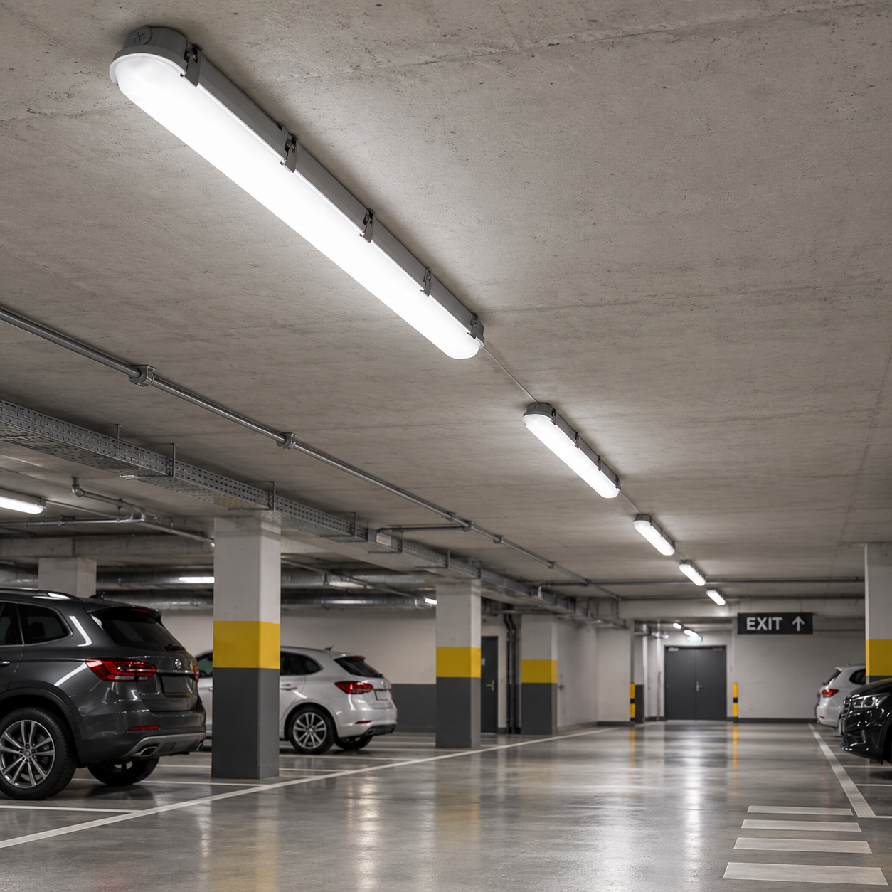 Diamond LED 4ft Single Chatsworth III Pro 11-20W 3CCT Non Corrosive LED Batten - CH3P-4S - Image 2