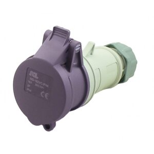 SCL 16A 2 Pin 20V Violet IP44 Coupler - IND-162VC-IP44