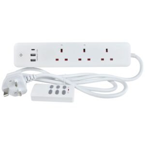 Mercury Wireless Remote Control 3 gang + USB extension Lead - 429.952UK