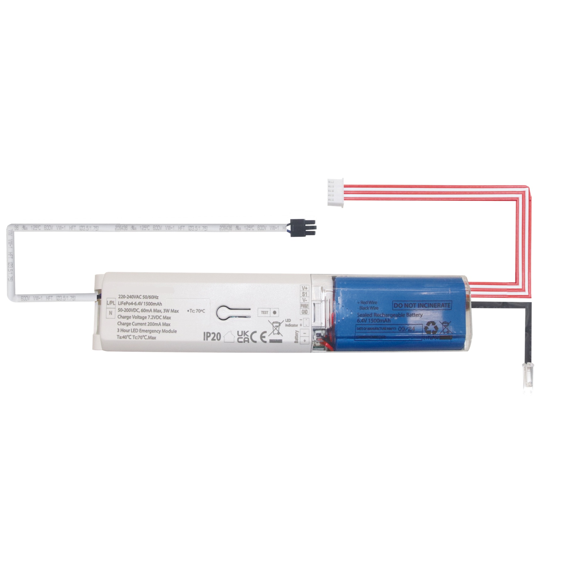 Diamond LED 5ft Single Chatsworth III Pro 21-38W 3CCT Non Corrosive LED Batten c/w Emergemcy & Microwave - CH3P-5SEMMW - Image 5