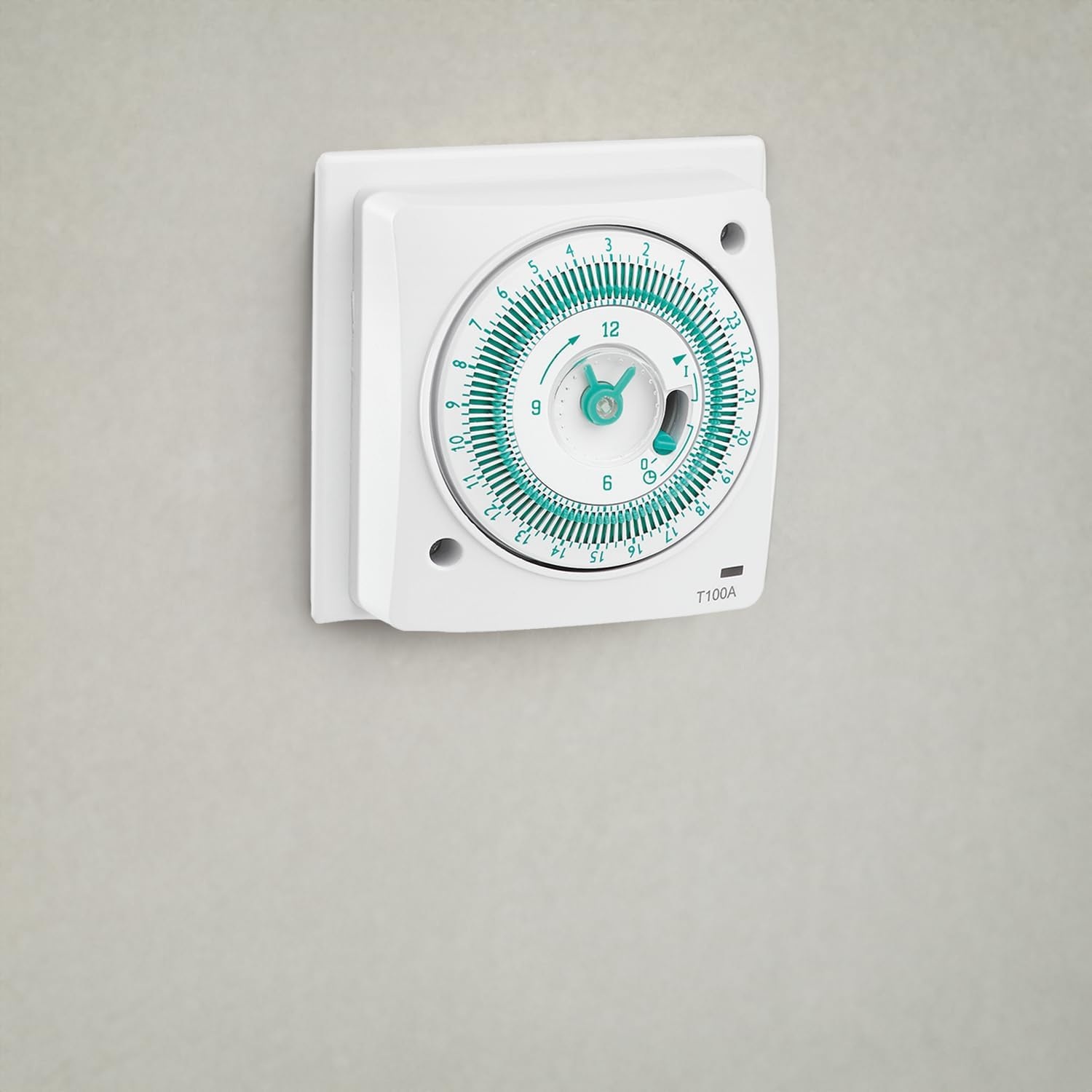 Greenbrook 24Hr Mechanical Timer Socket Box Mount 16A - T100A - Image 3