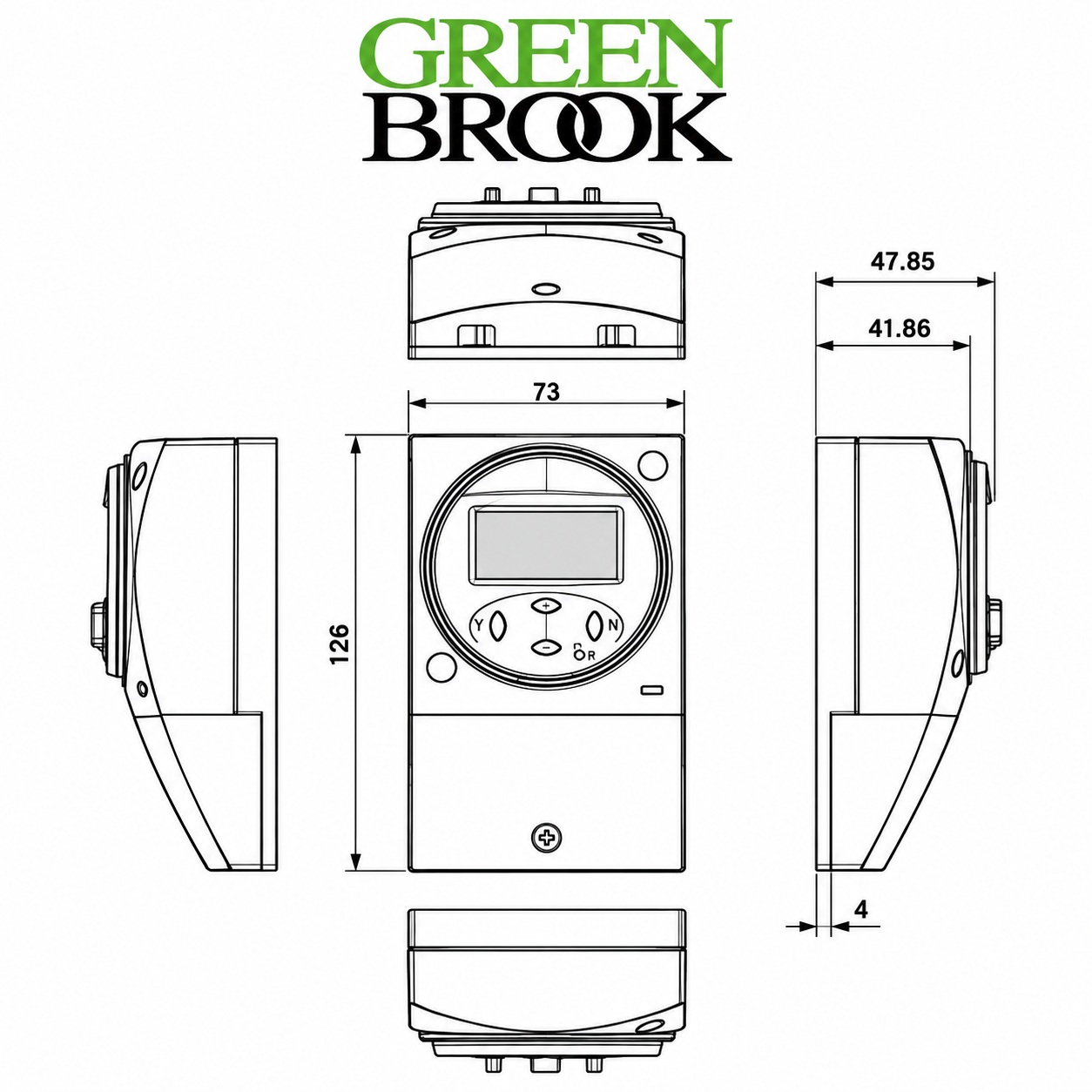 Greenbrook 24Hr / 7 Day Immersion Heater Timer 16A - T106A - Image 3