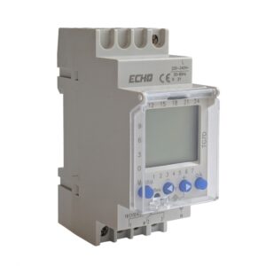 Echo Time Clock 16A 1 Channel 7 Day + Battery - TC7D