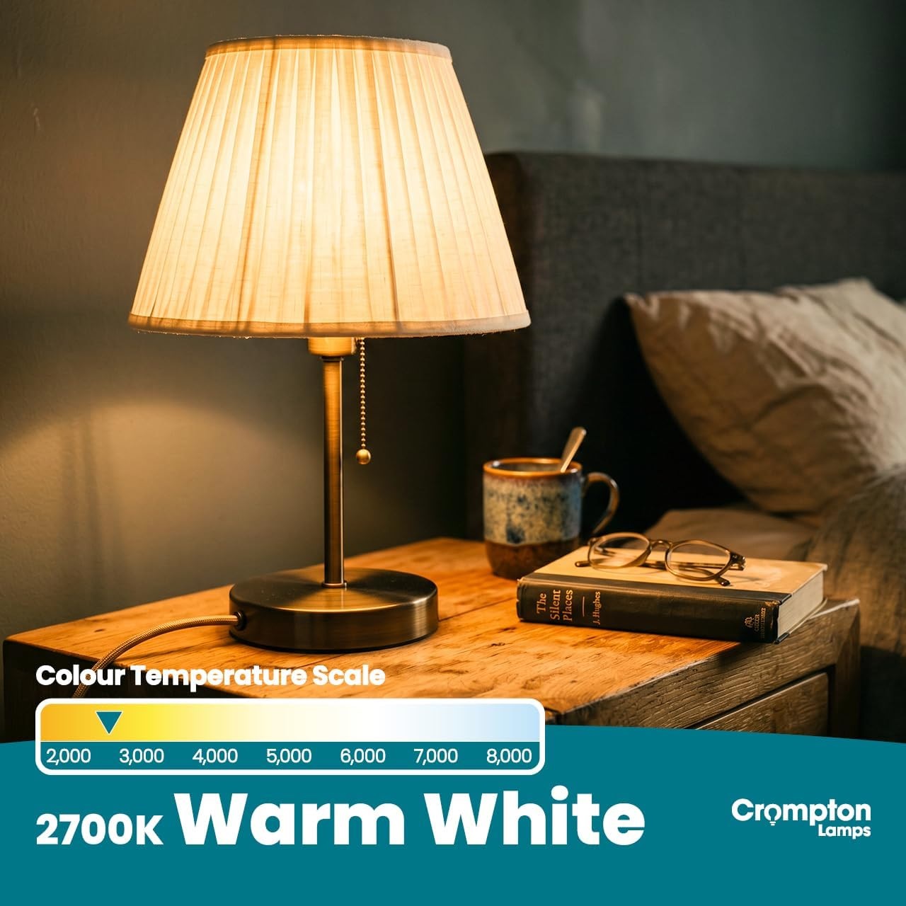 Crompton Lamps LED Thermal Plastic Candle Opal Non-Dimmable 6.5W 2700K 806LM BC-B22 - 20191 - Image 3