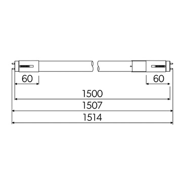 4lite G13 T8 LED Tube 1700-3100lm 12-22W 1500mm (5') - 4L3/3002 - Image 2