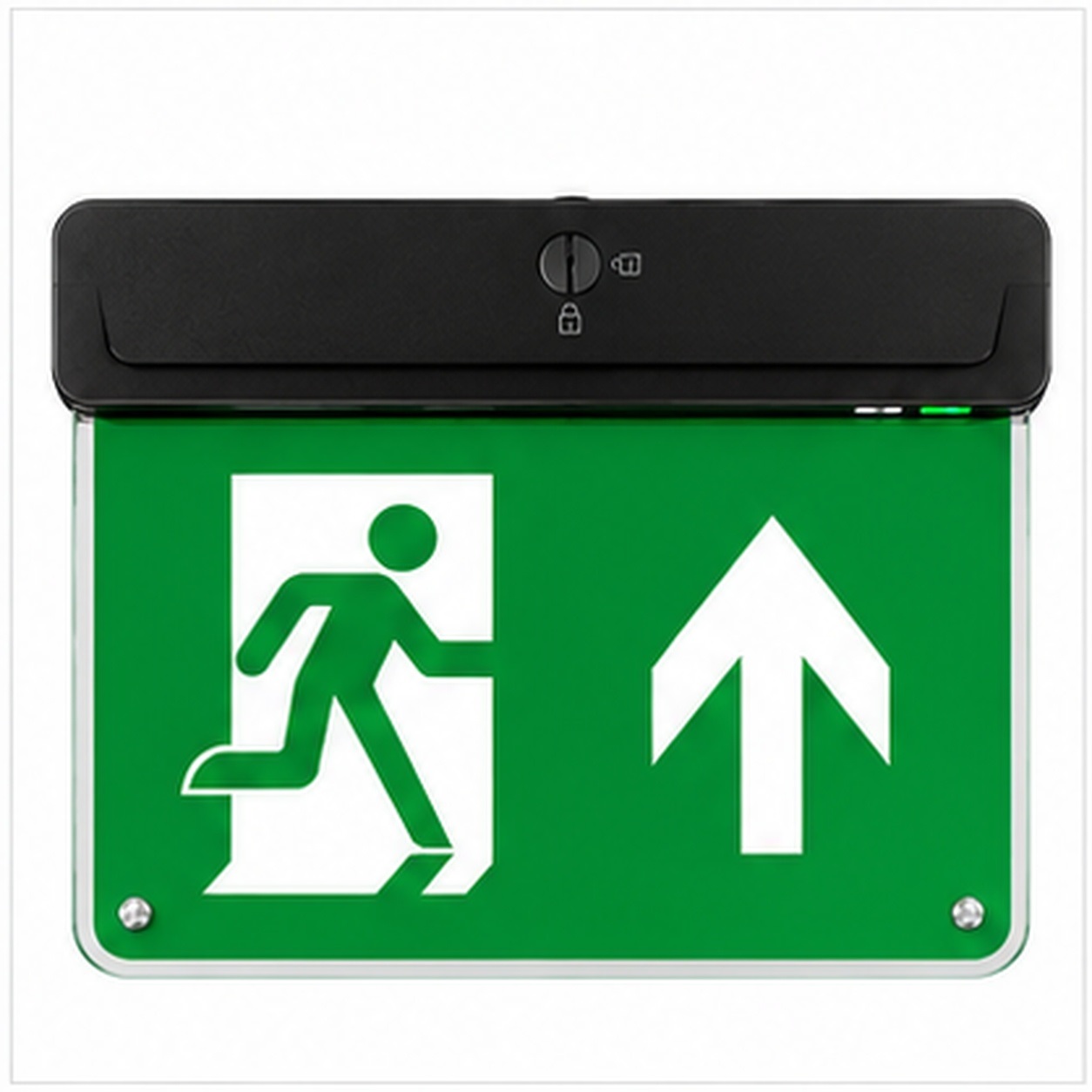 Red Arrow Athena LED Emergency Exit Sign Selectable Self Test Black - ANA/30/ST/V2/B - Image 2