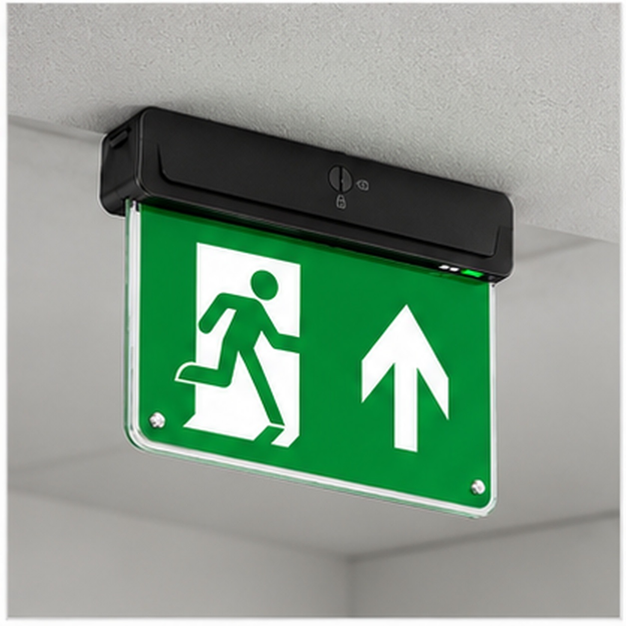 Red Arrow Athena LED Emergency Exit Sign Selectable Self Test Black - ANA/30/ST/V2/B - Image 6
