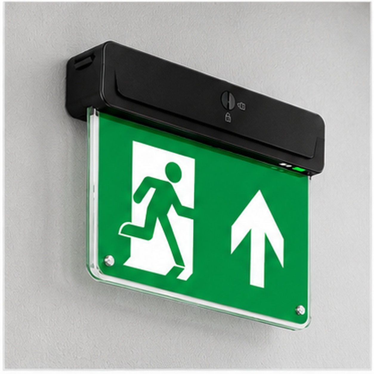 Red Arrow Athena LED Emergency Exit Sign Selectable Self Test Black - ANA/30/ST/V2/B - Image 7