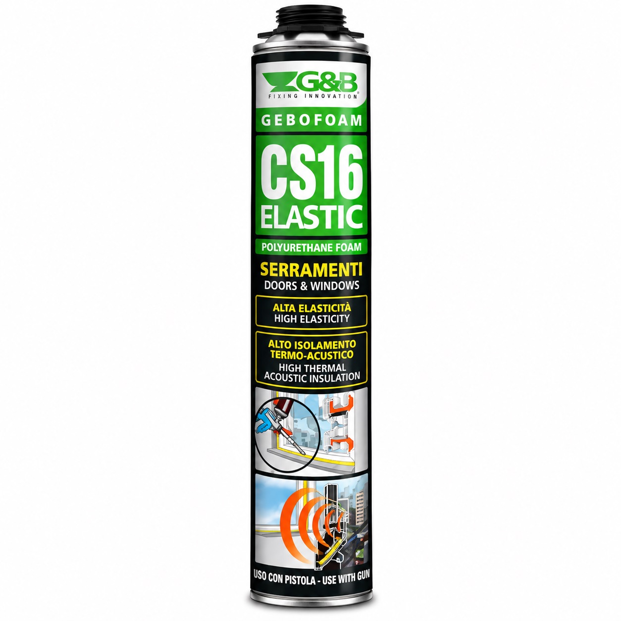 G & B Group ALL-IN-ONE Polyurethane Low Expansion Foam B3 Pack - FSP003 - Image 4