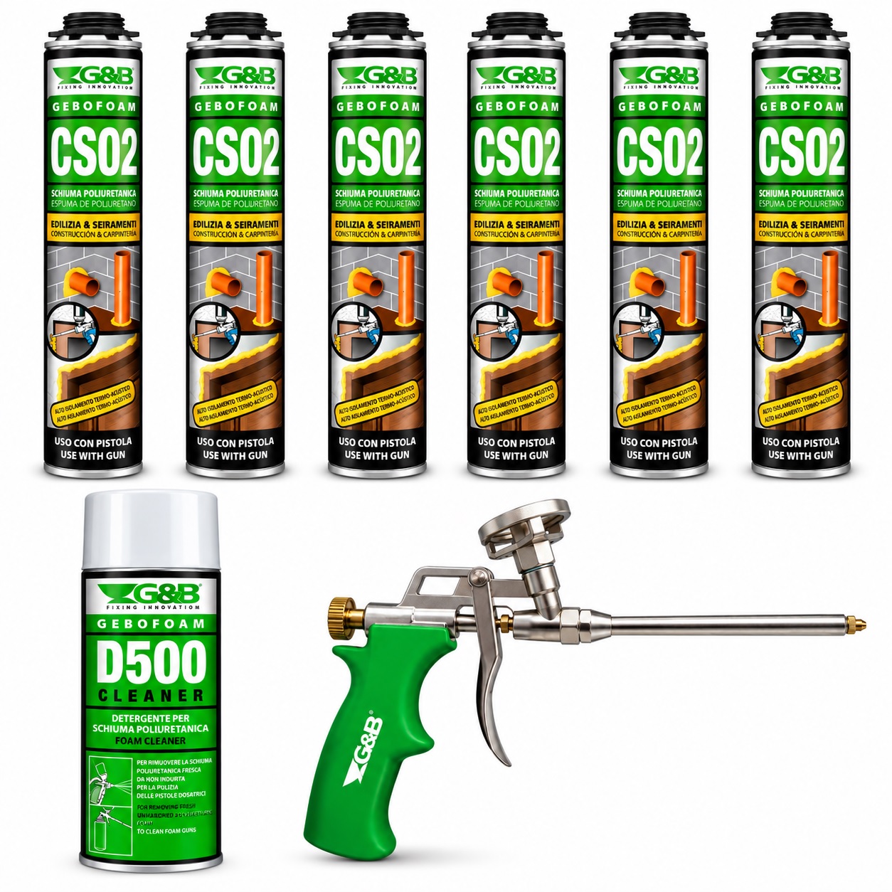 G & B Group ALL-IN-ONE Polyurethane Foam B3 Pack - FSP001 - Image 3