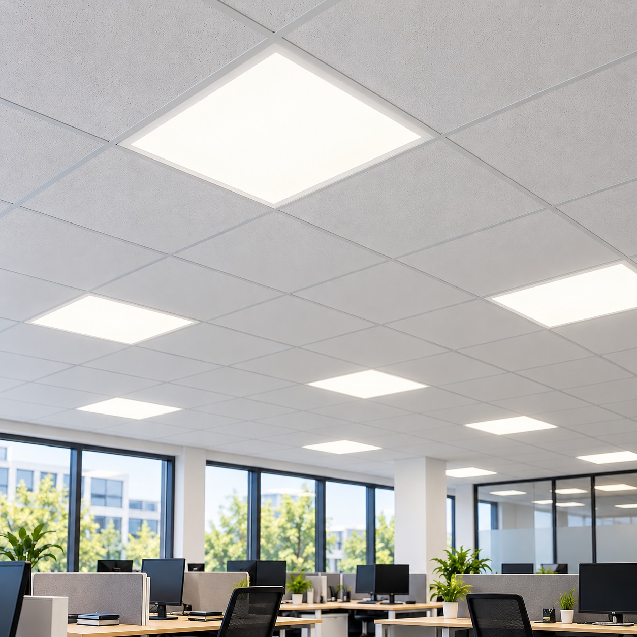 Luxlite 600x600 Selectable Wattage & CCT Backlit LED Panel TP(a) - LUX-BL2840W664-CCT - Image 4