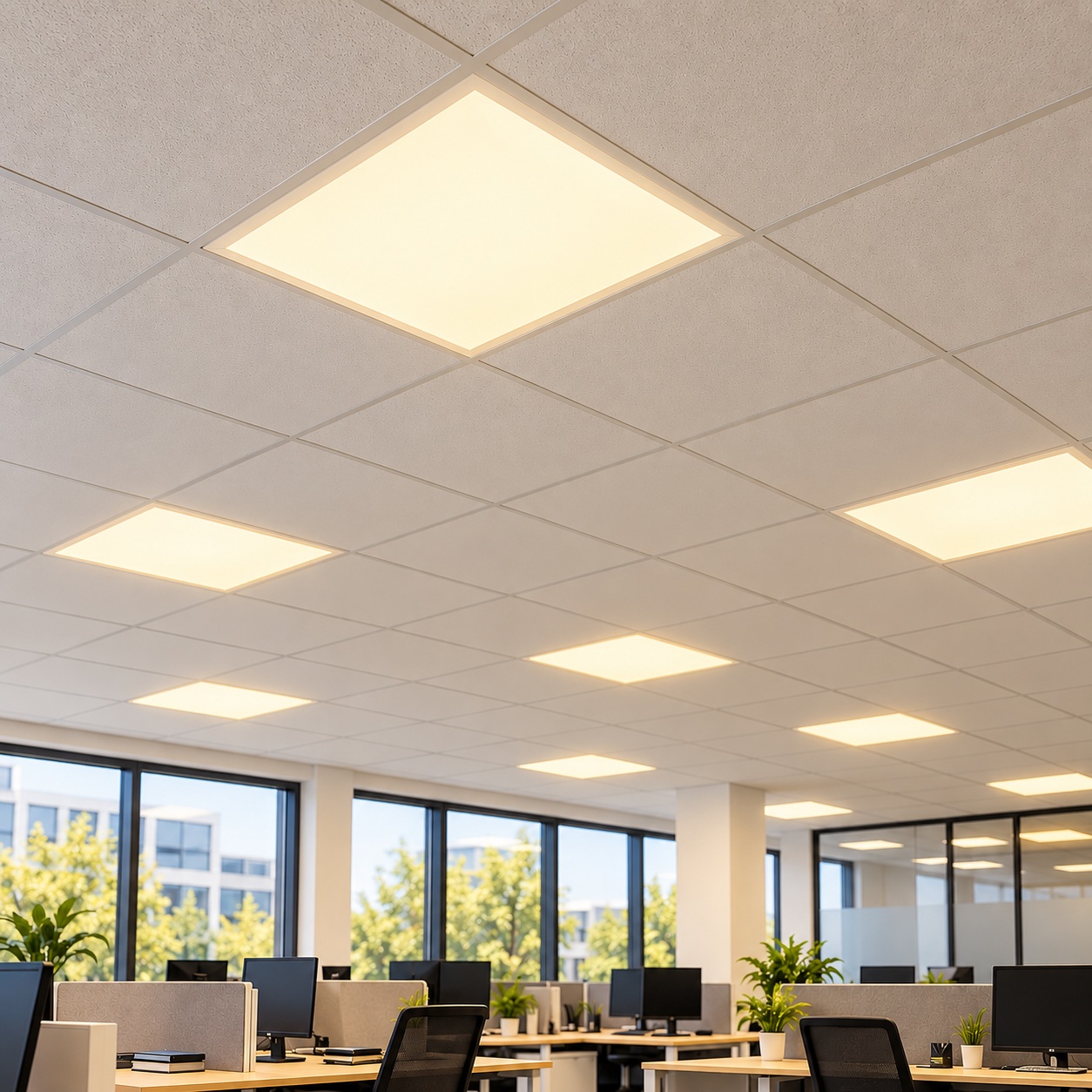 Luxlite 600x600 Selectable Wattage & CCT Backlit LED Panel TP(a) - LUX-BL2840W664-CCT - Image 3