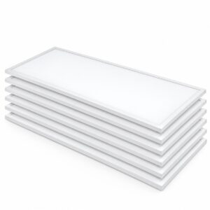 Luxlite 1200x600 Selectable Wattage & CCT Backlit LED Panel TP(a) (Pack of 6) - LUX-BL60W126-CCT-6