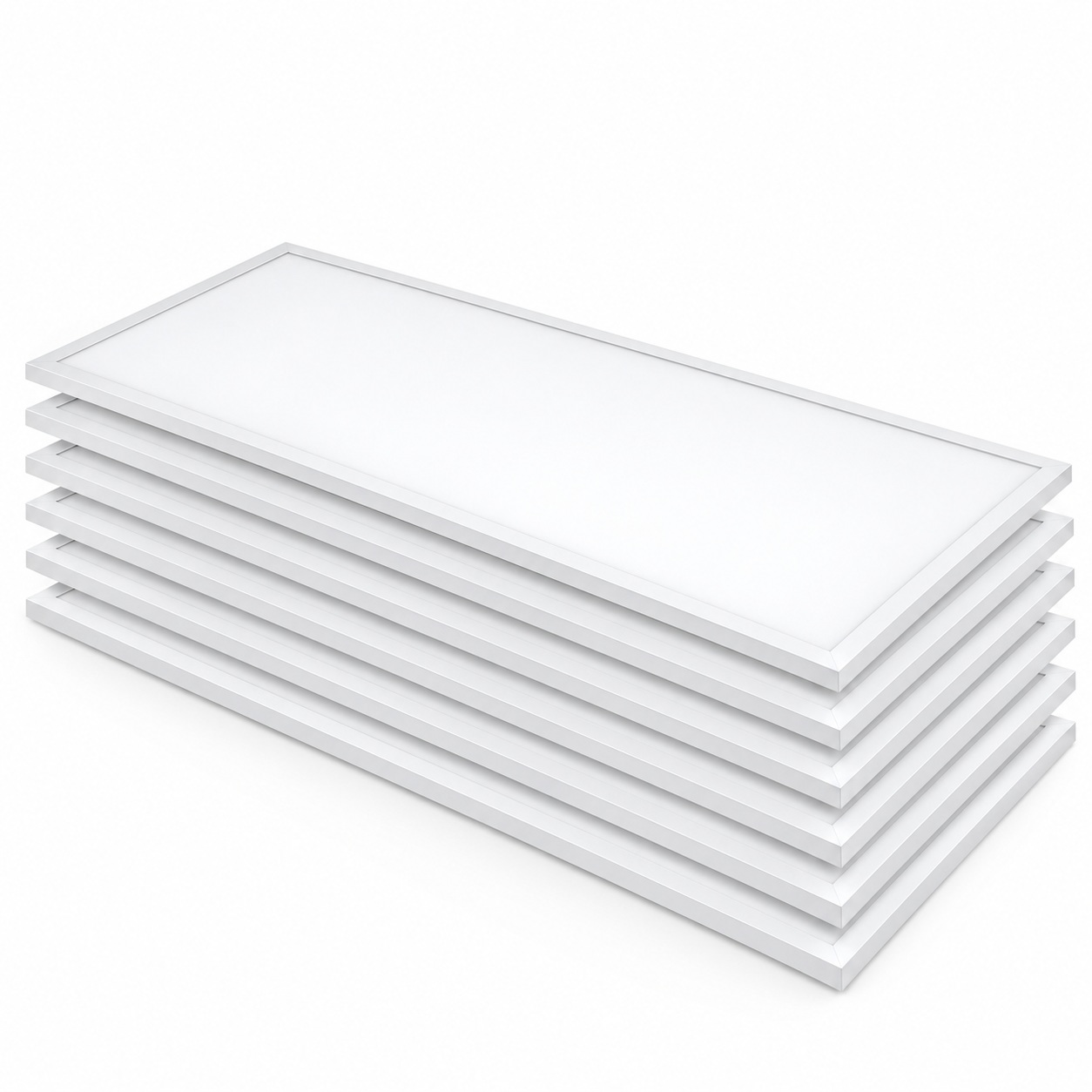 Luxlite 1200x600 Selectable Wattage & CCT Backlit LED Panel TP(a) (Pack of 6) - LUX-BL60W126-CCT-6