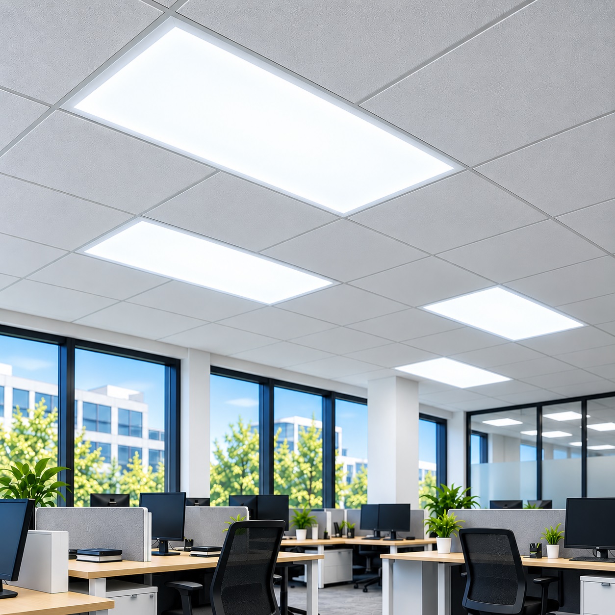 Luxlite 1200x600 Selectable Wattage & CCT Backlit LED Panel TP(a) - LUX-BL60W126-CCT - Image 5