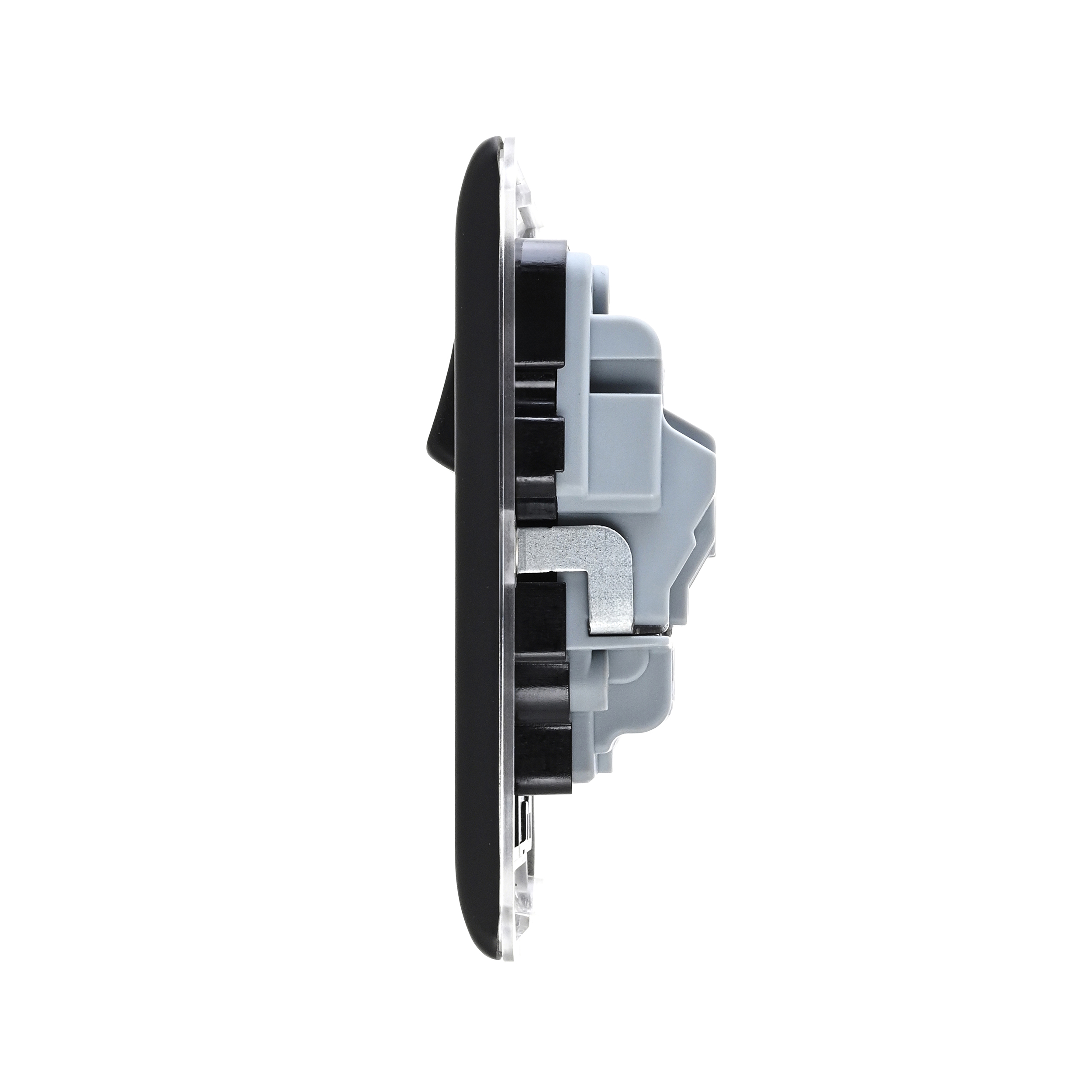 Saxby Raised Screwed 13A 1G DP Switched Socket Matt Black With Black Insert - RS412BLB - Image 6
